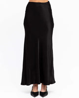 white closet silk touch slip skirt 2 colours