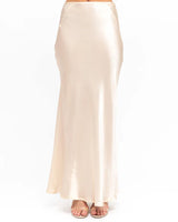 white closet silk touch slip skirt 2 colours