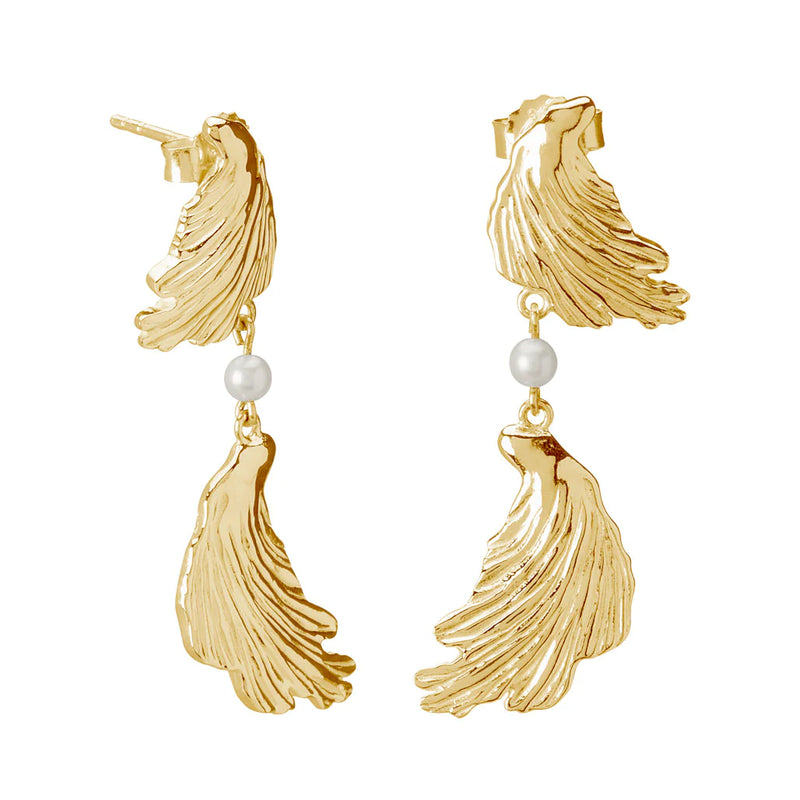 murkani nostalgic icon earrings gold VYE09