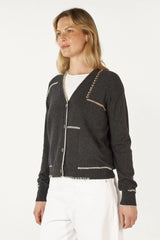 zaket & plover handcraft cardi cinder ZP7124