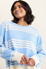 alessandra cascade sweater cornflower 203BQ