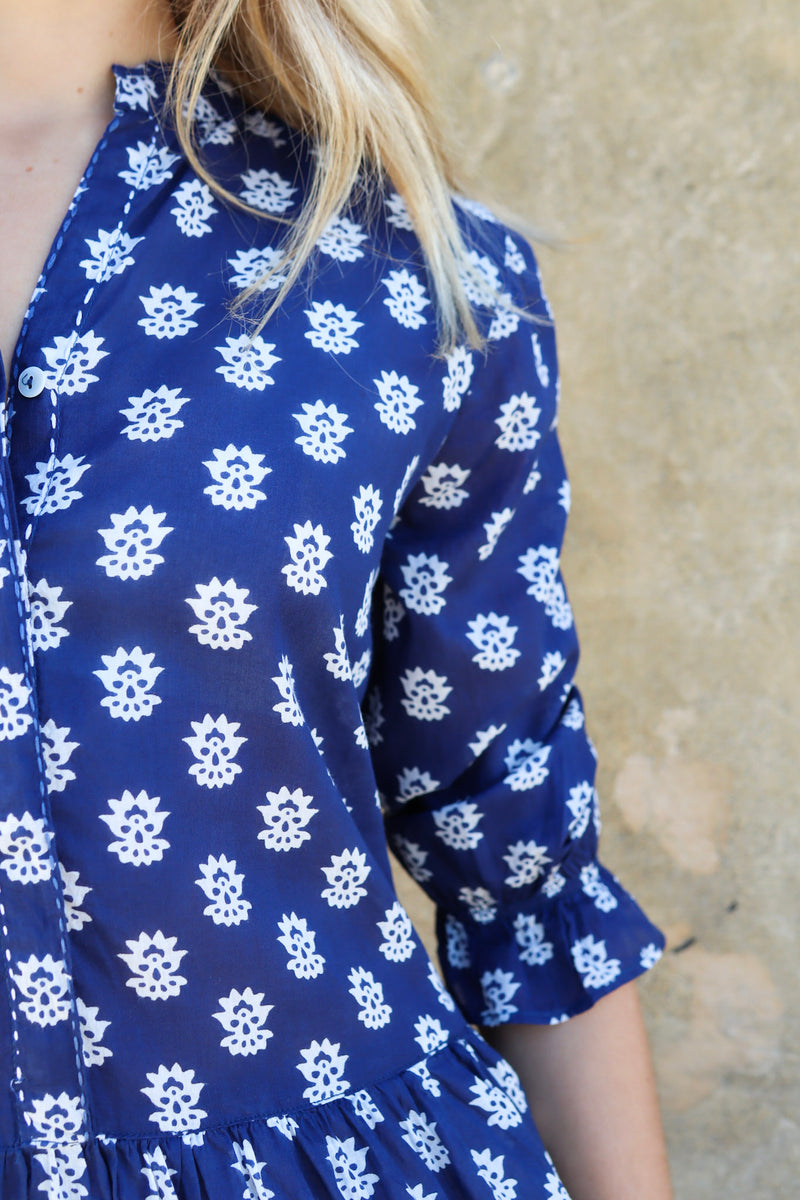 Ivy & Isabel claudia dress lotus navy
