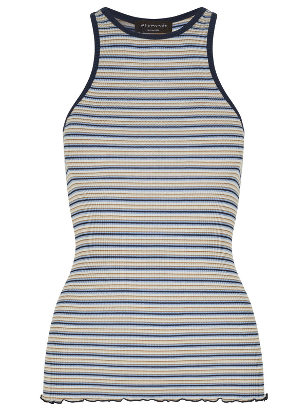 rosemunde 1005 silk top multi stripe