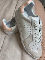 rollie pace white/snow pink sneaker