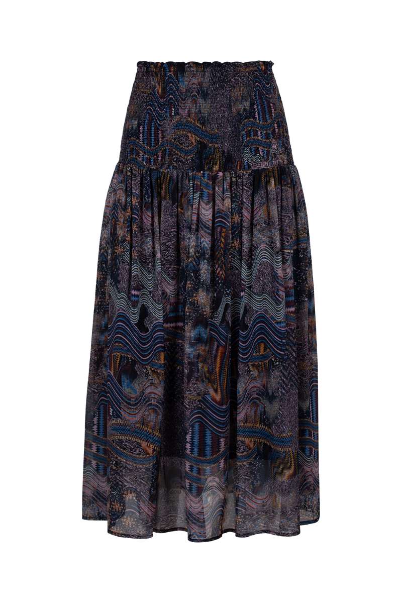 loobies story liberty skirt indigo multi LS2921