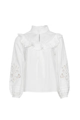loobies story maggie blouse white