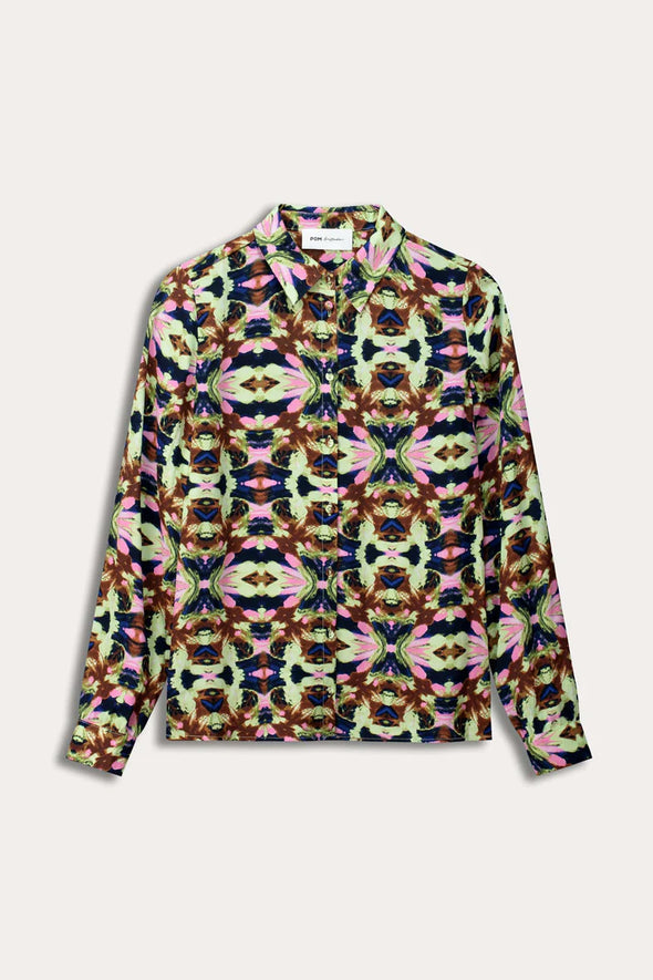 pom mila butterfly blouse sky SP7927