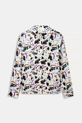 pom mila featherfest blouse ecru SP7956