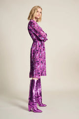 pom featherfest dress cactus pink SP7976