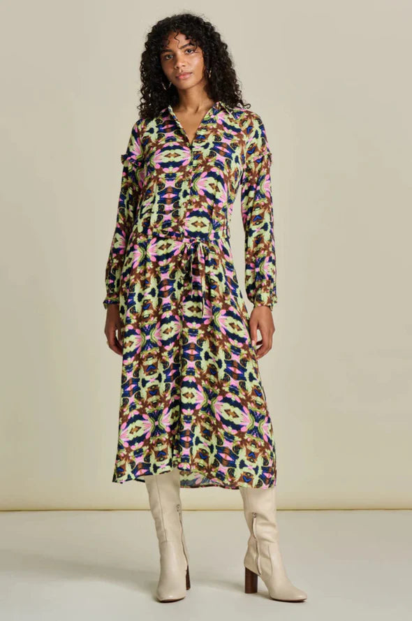 pom luna butterfly dress sky SP7933