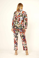 la strada floral printed pants