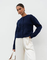 white closet zima cardi navy TF10347