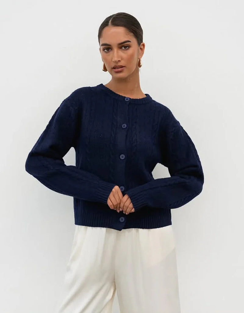 white closet zima cardi navy TF10347