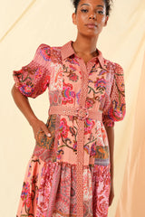 kachel elanora maxi shirt dress multicolour 575KA084