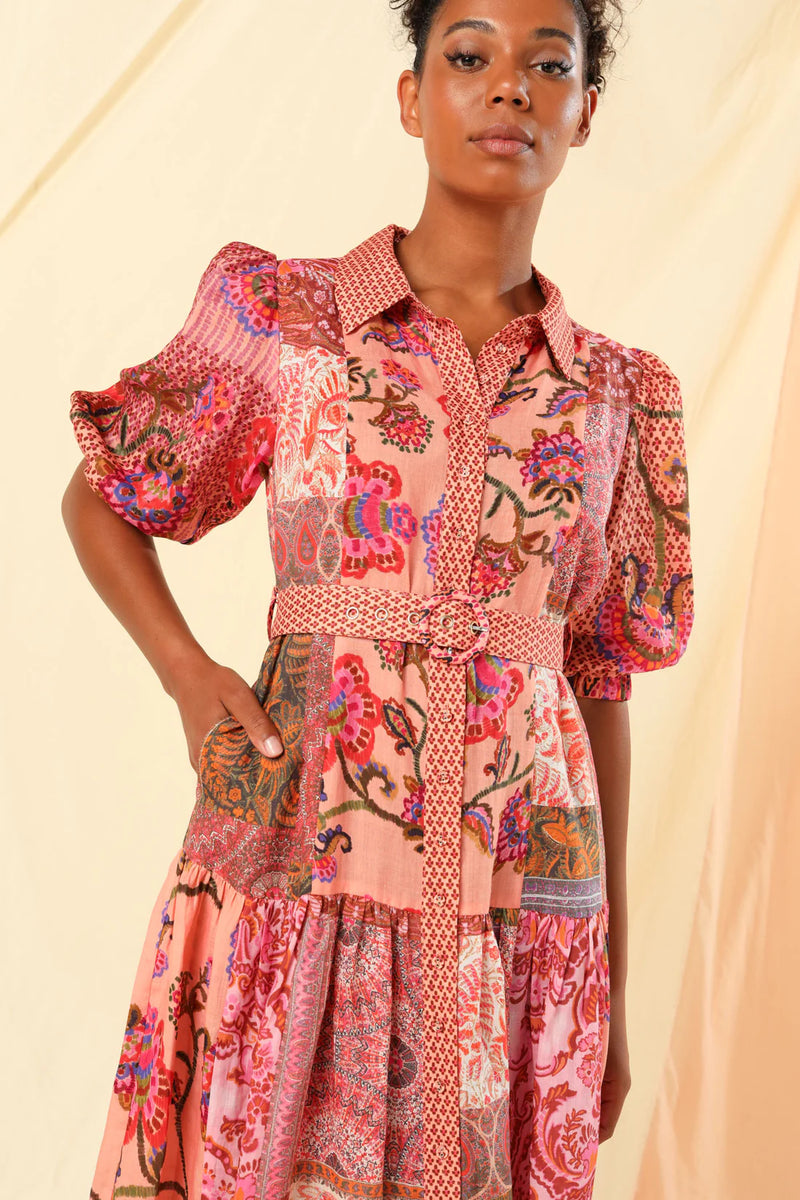 kachel elanora maxi shirt dress multicolour 575KA084