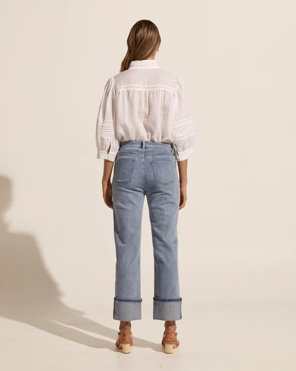 zoe kratzmann journey pant washed denim