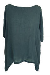 kiitos 20150 linen gauze short top 18 colours