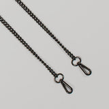 vestirsi pebbled leather chain strap white