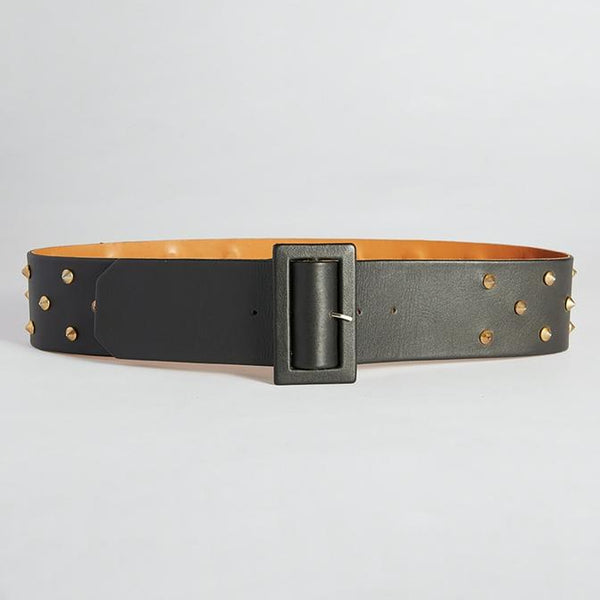 caravan & co claude wide leather belt