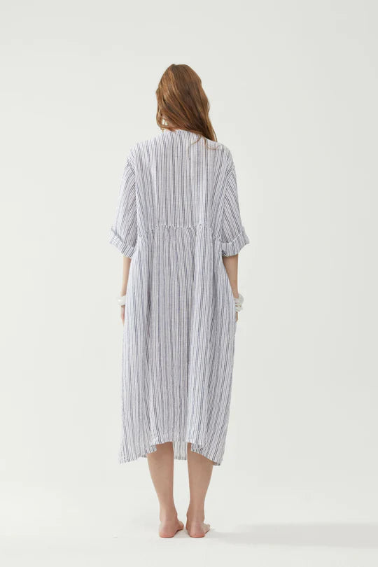 kiitos reen dress bold stripe