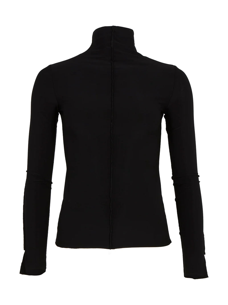 ena pelly freya long sleeve top black