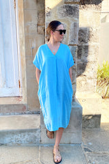 lucy linen dress 2 colours