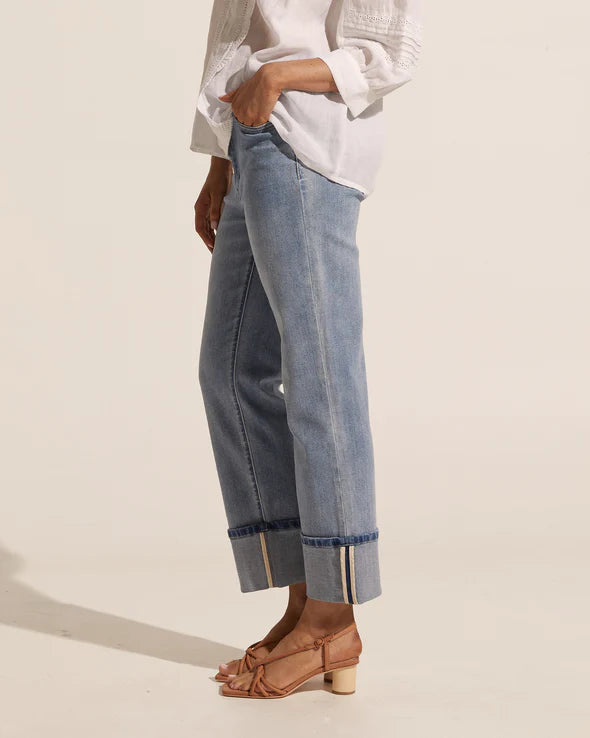 zoe kratzmann journey pant washed denim