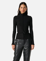 ena pelly freya long sleeve top black