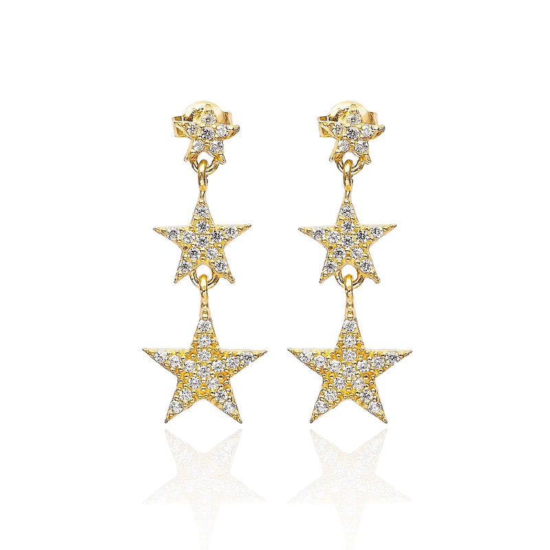 sarah stretton cosmic trio earrings