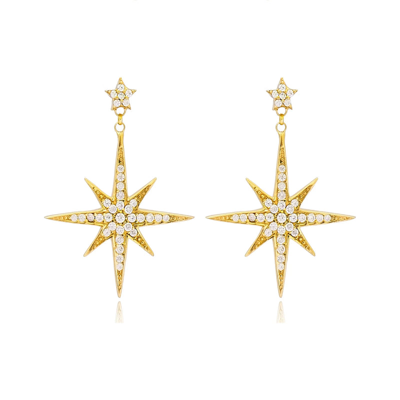 sarah stretton starburst earrings 2 colours