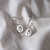 murkani healing hands earrings stirling silver MKHGSE25