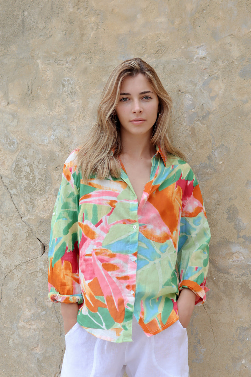 ivy & isabel franki shirt floral print