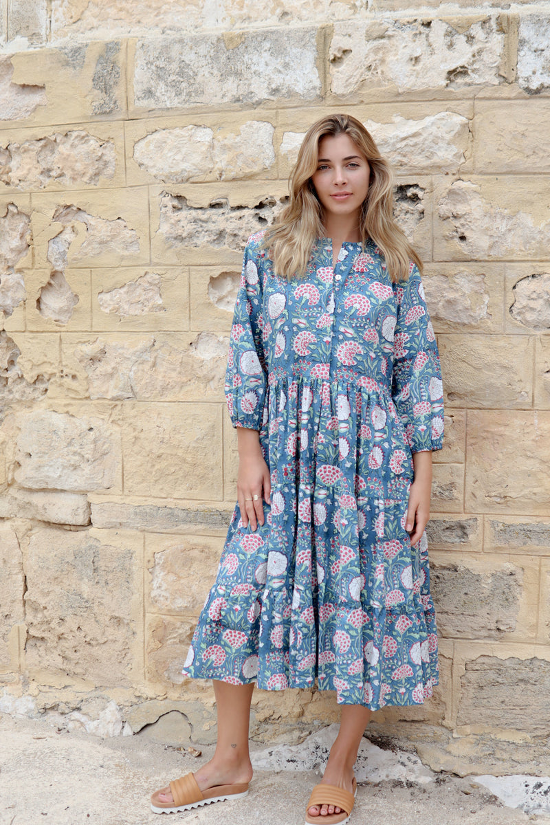 ivy & isabel jessie dress - blue blossom