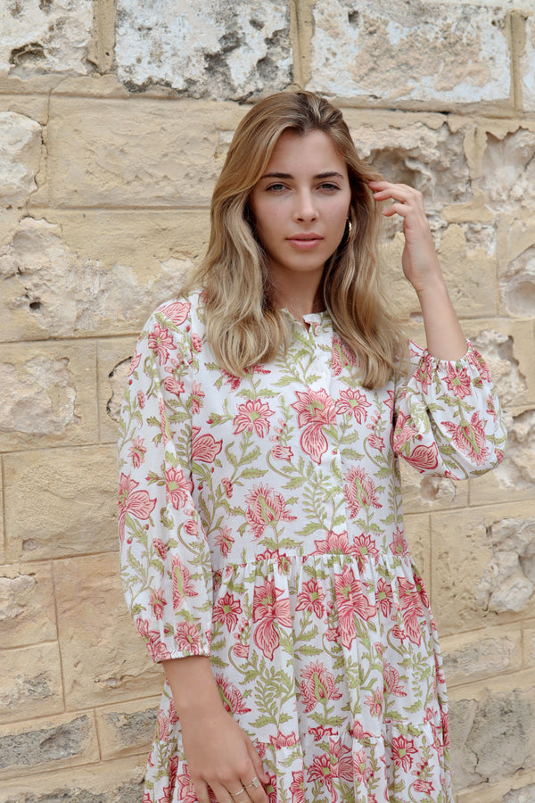 ivy & isabel jessie dress - peach floral