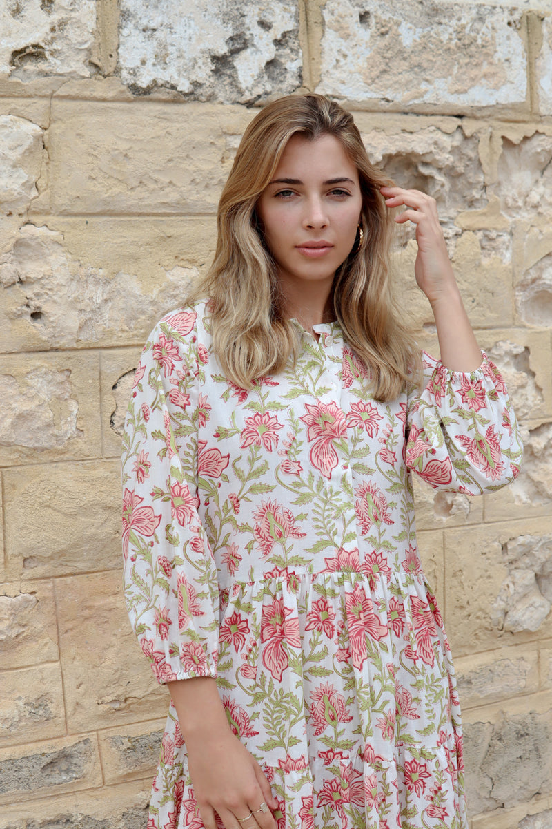 ivy & isabel jessie dress - peach floral