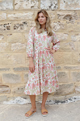 ivy & isabel jessie dress - peach floral