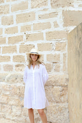 ivy & isabel polly shirtdress white