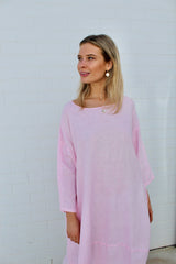 kiitos tulip pink dress