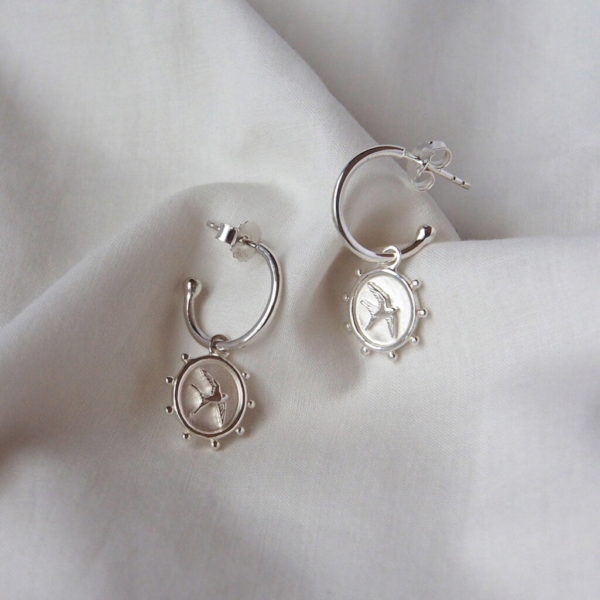murkani freedom earrings silver
