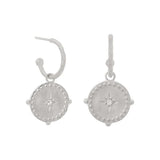 murkani into the light small hoop earrings silver MKILSE04