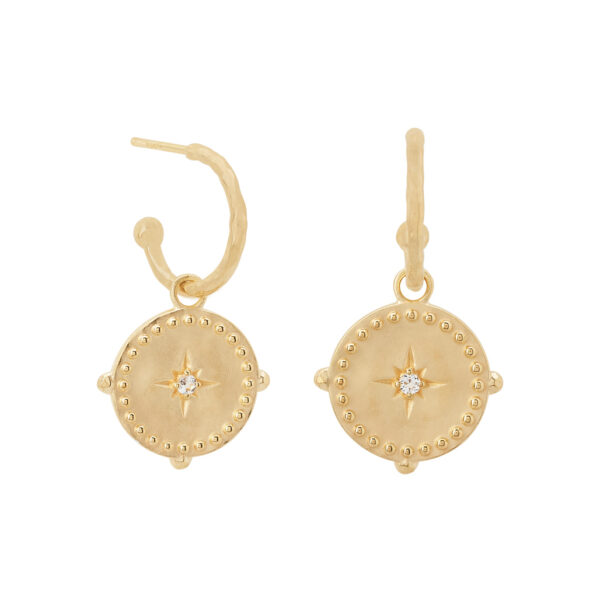 murkani into the light small hoop earrings gold MKILYE06