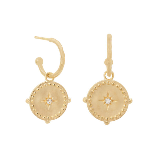 murkani into the light small hoop earrings gold