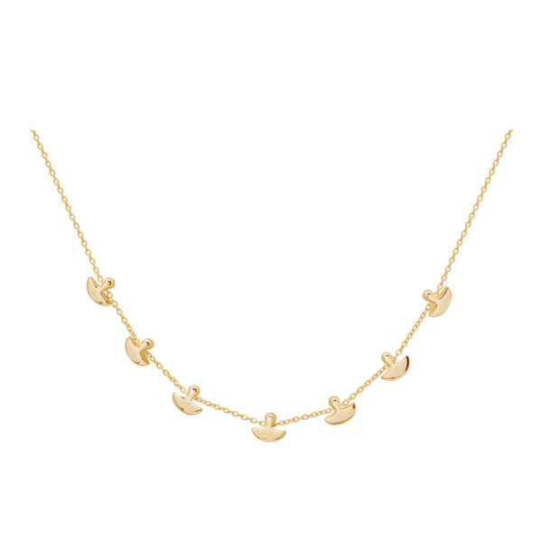 murkani into the light moonscape choker necklace gold