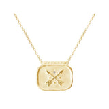 murkani modern heirloom pendant necklace gold