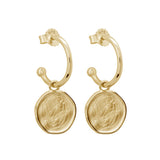 murkani sense motherhood hoop earrings gold