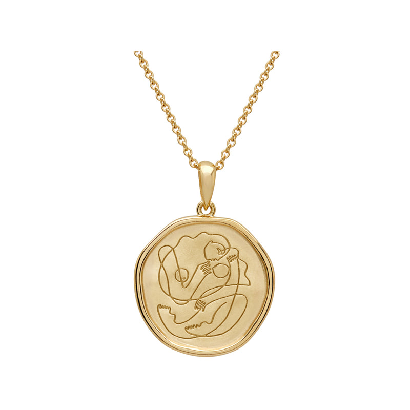 murkani sense motherhood necklace gold