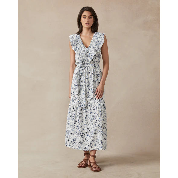 maggie the label patty dress blue floral