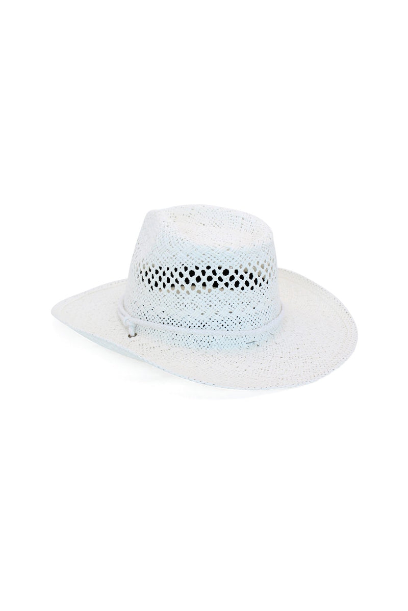 morgan & taylor caroline cowboy hat white