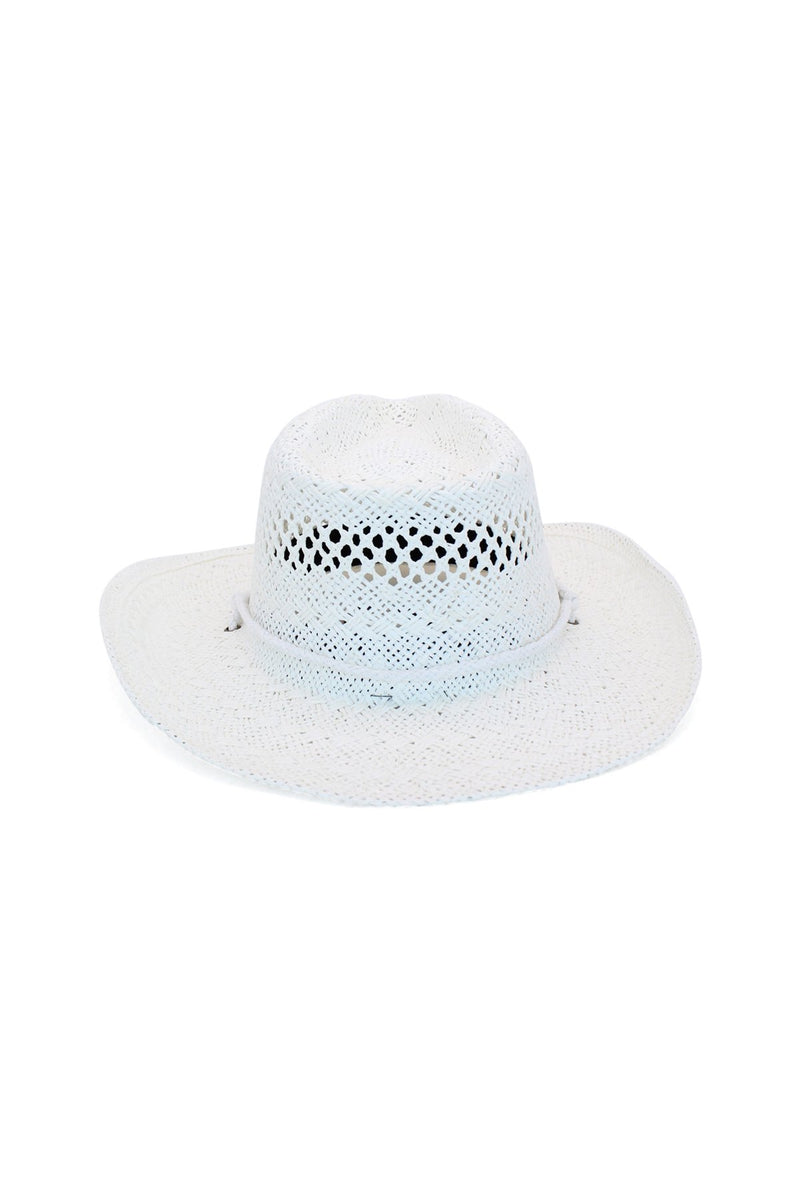 morgan & taylor caroline cowboy hat white