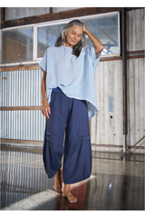 kiitos 20150 linen gauze short top 18 colours